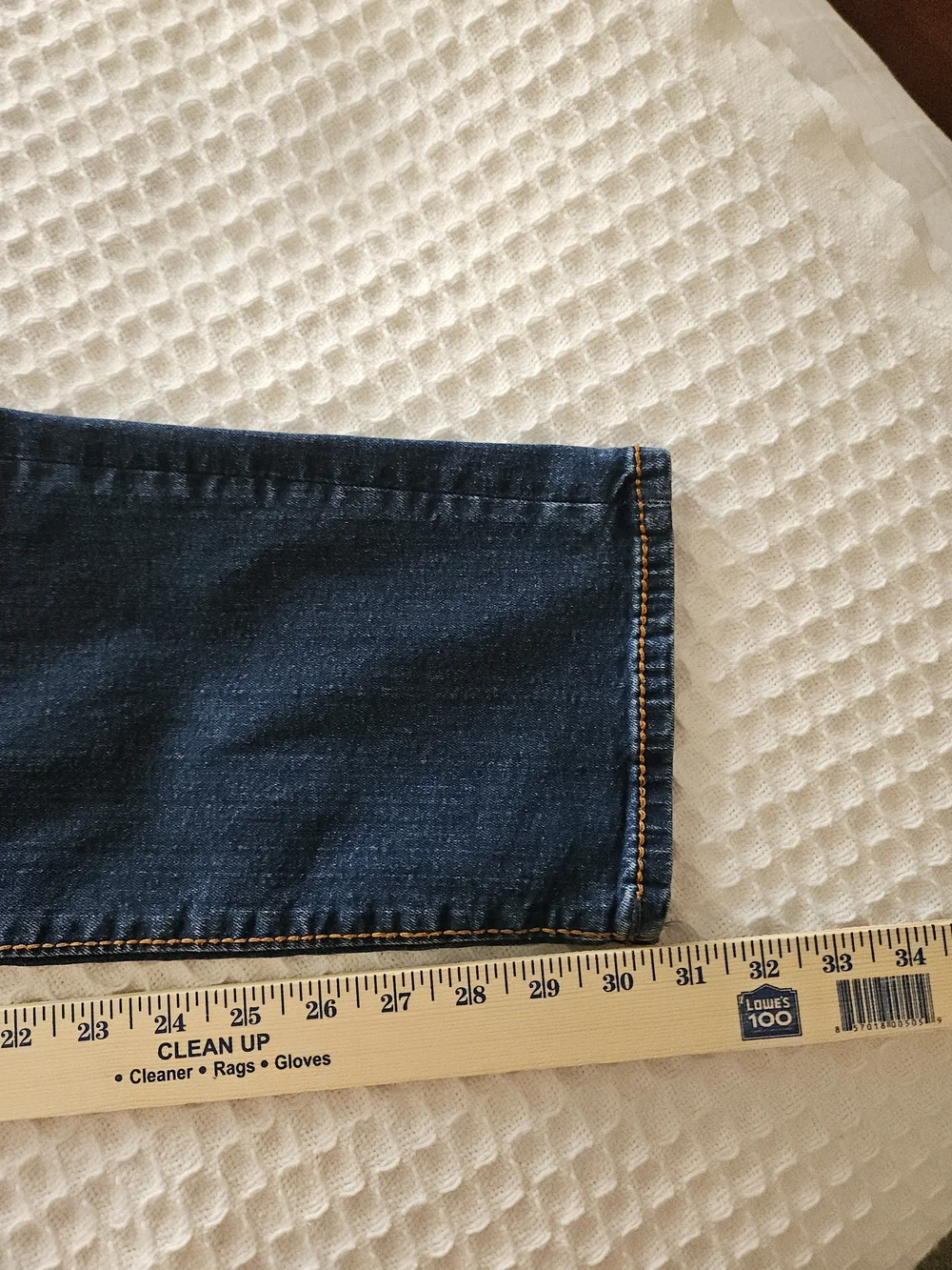 True Religion Men's Geno Slim Fit Straight Jeans, Flap Pocket, Size 34